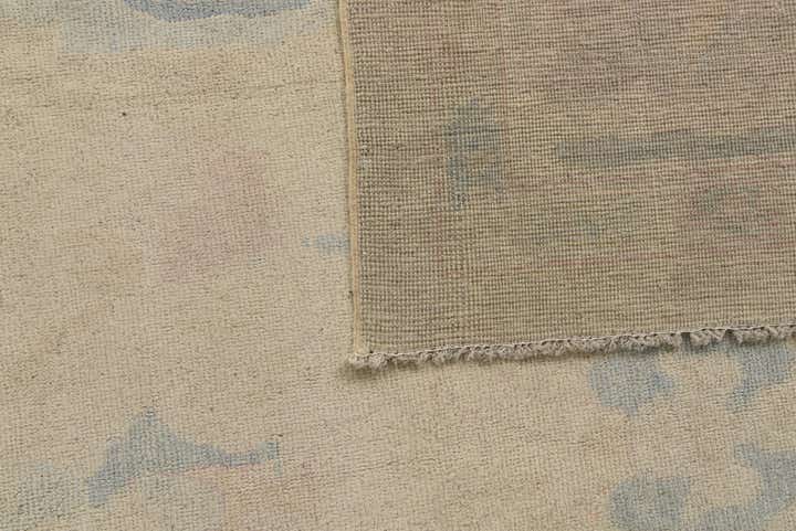 9' 9 x 14' Hand Knotted Oushak Wool Rug