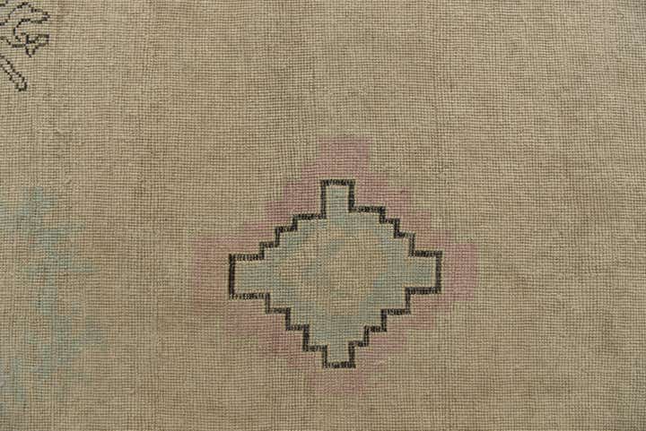 9' 5 x 11' 5 Hand Knotted Oushak Wool Rug