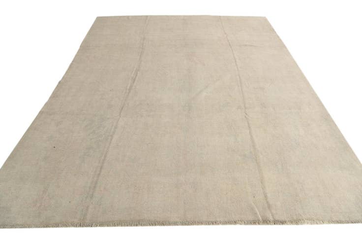 Detail image of 8' 7 x 10' 10 Hand Knotted Oushak Wool Rug