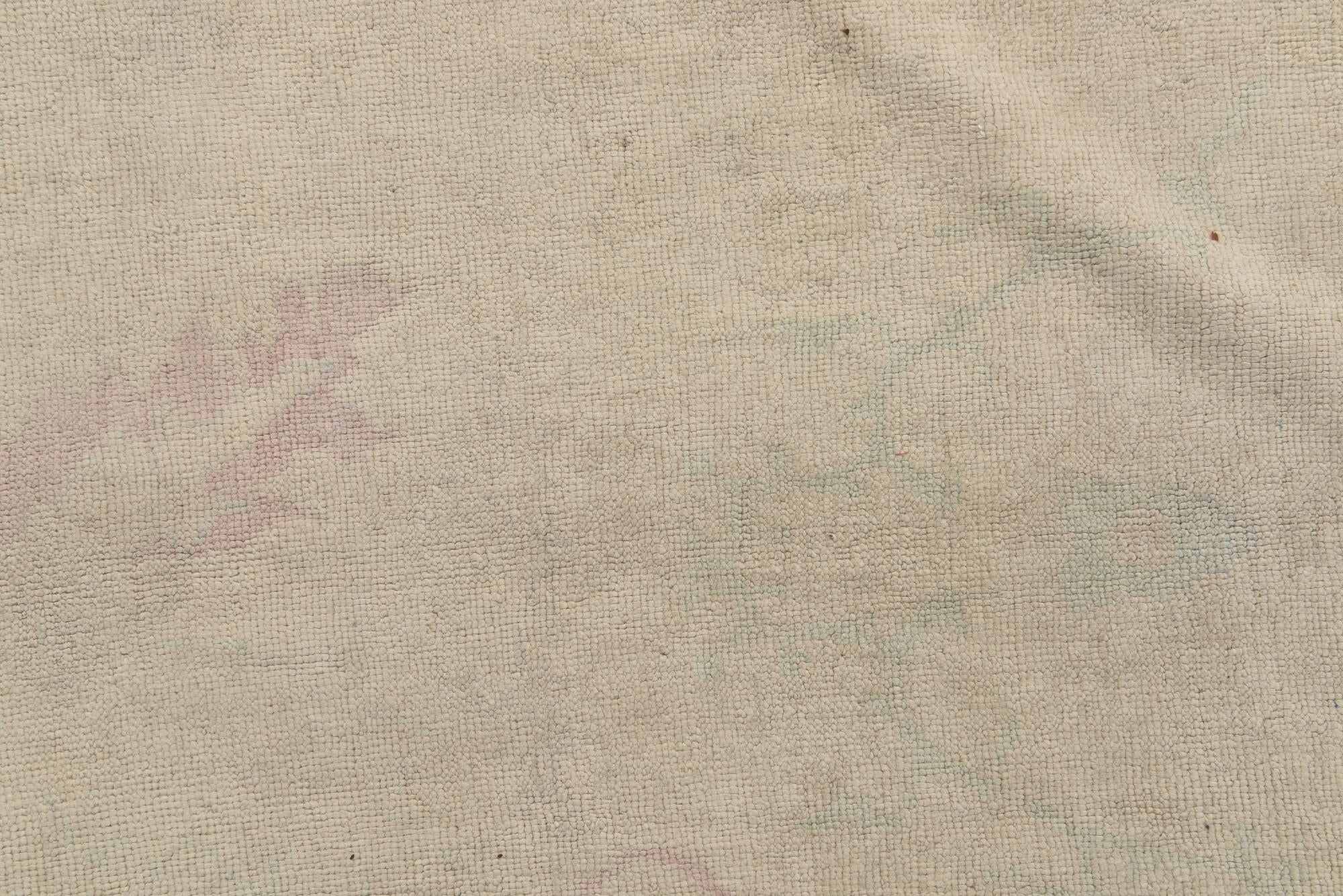 8' 7 x 10' 10 Hand Knotted Oushak Wool Rug