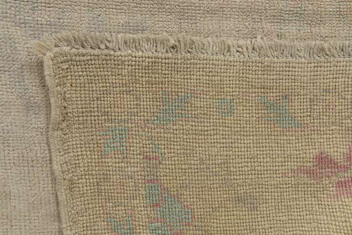 8' 7 x 10' 10 Hand Knotted Oushak Wool Rug
