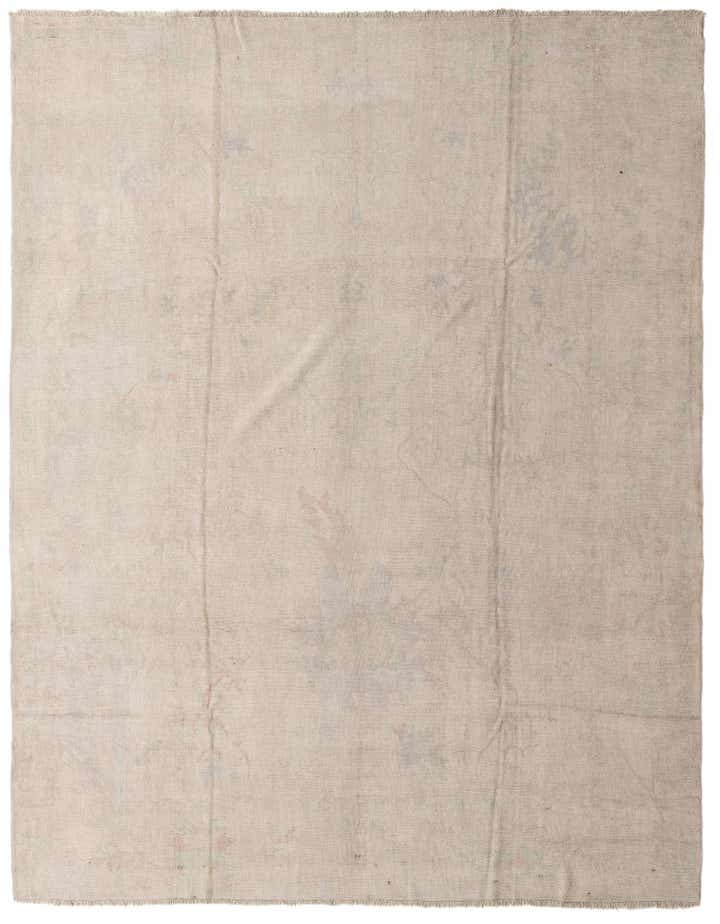 8' 7 x 10' 10 Hand Knotted Oushak Wool Rug