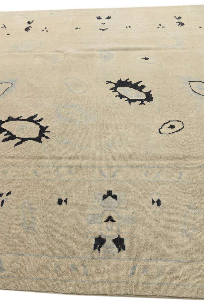 8' 10 x 12' Hand Knotted Oushak Wool Rug