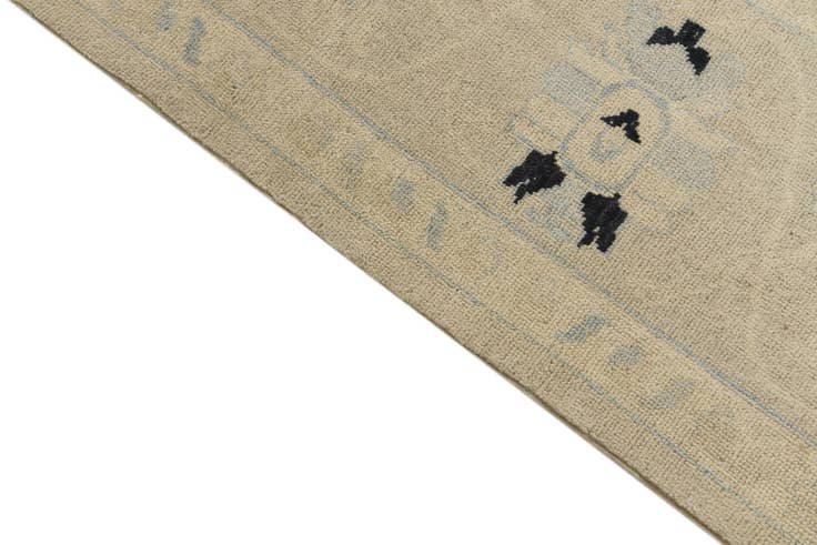 Detail image of 8' 10 x 12' Hand Knotted Oushak Wool Rug