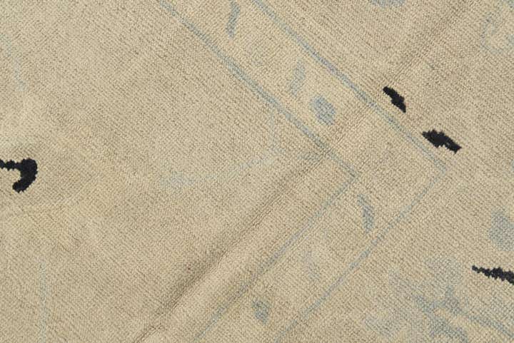 8' 10 x 12' Hand Knotted Oushak Wool Rug