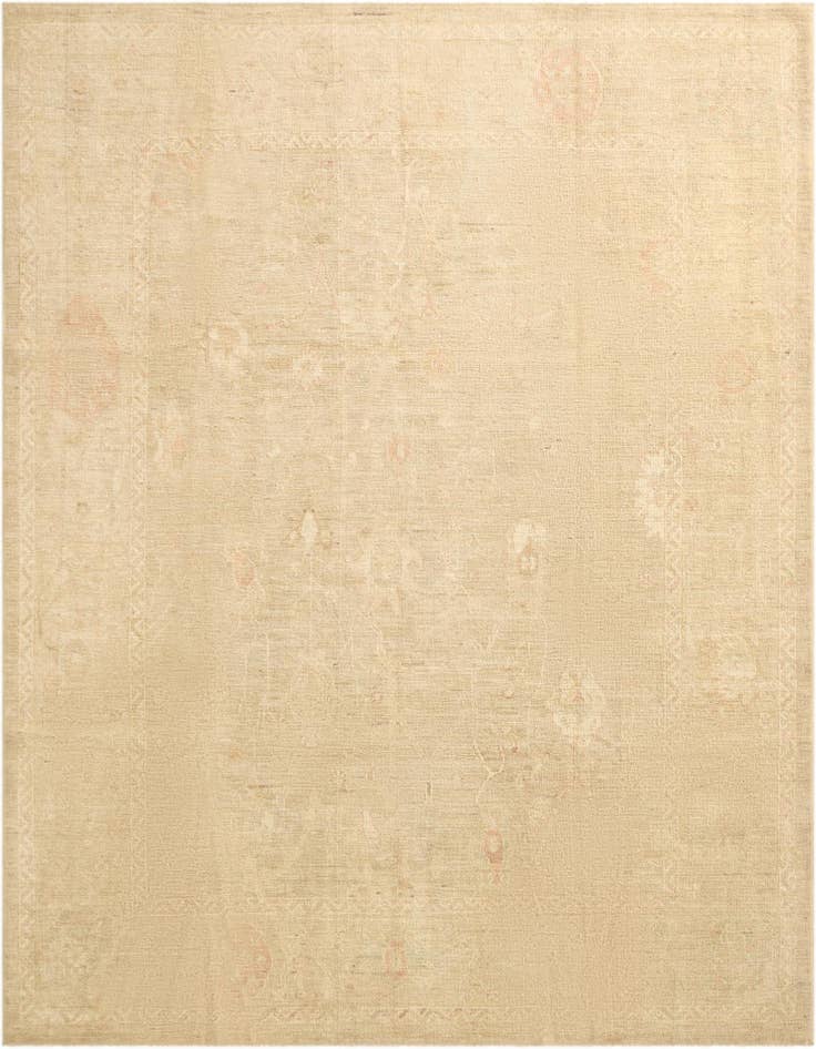 Detail image of 8' x 9' 10 Hand Knotted Oushak Wool Rug