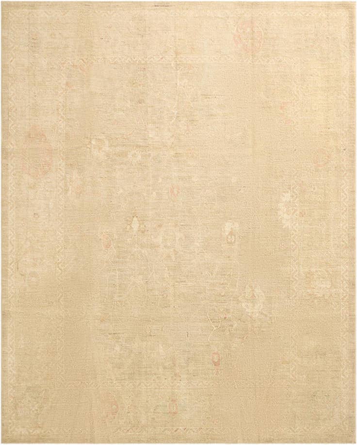 Detail image of 8' x 9' 10 Hand Knotted Oushak Wool Rug