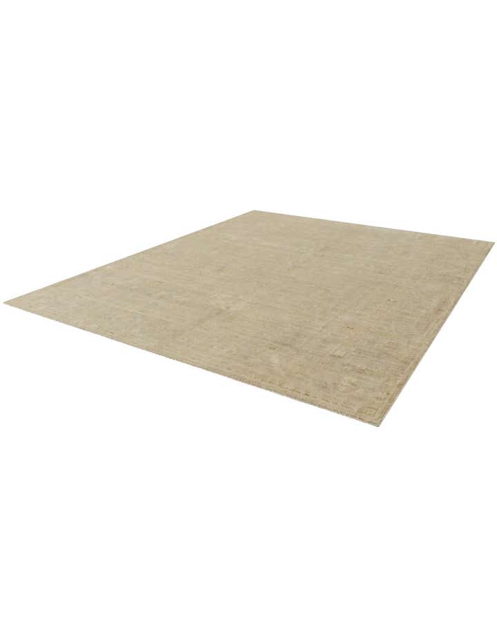 7' 9 x 9' 8 Hand Knotted Oushak Wool Rug