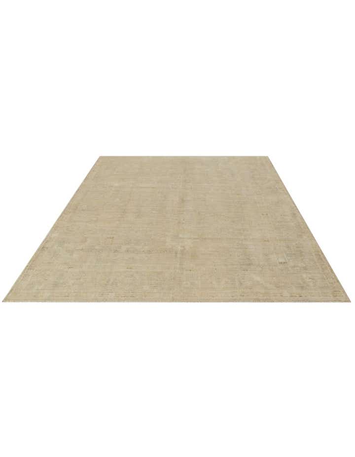 7' 9 x 9' 8 Hand Knotted Oushak Wool Rug