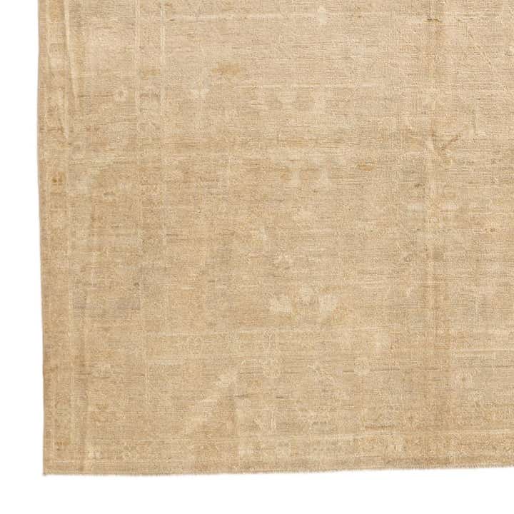 7' 9 x 9' 8 Hand Knotted Oushak Wool Rug