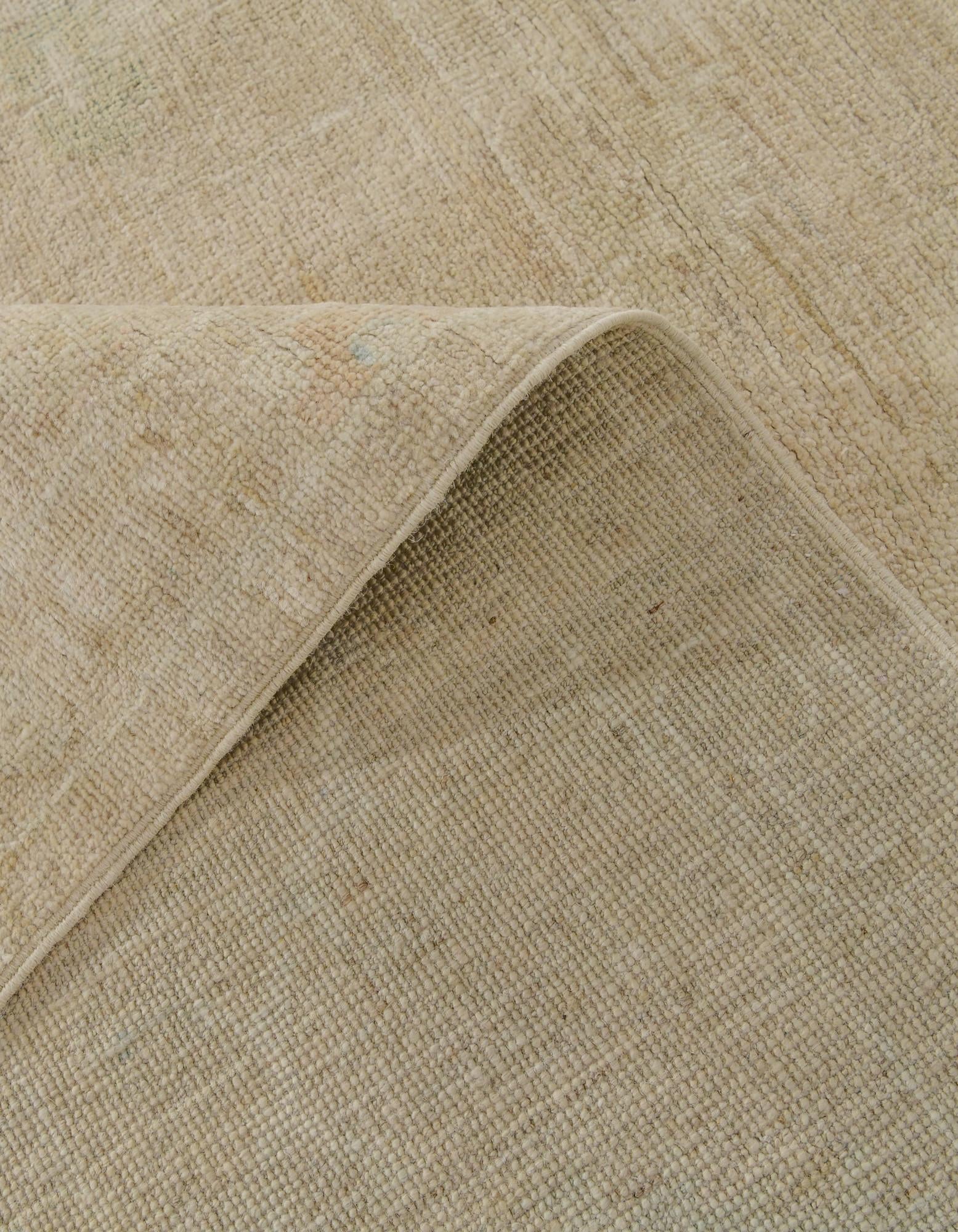 8' 3 x 10' Hand Knotted Oushak Wool Rug