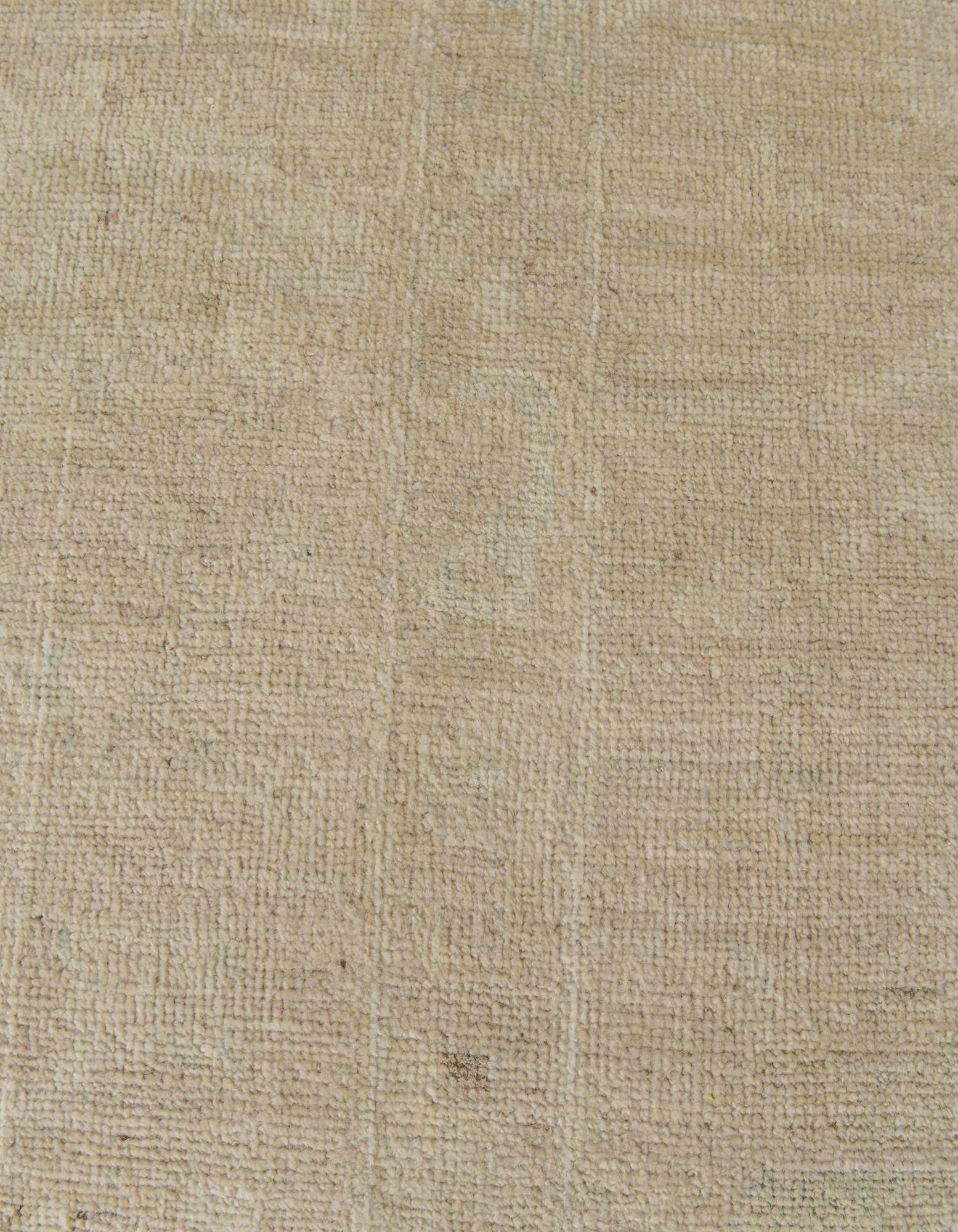 8' 3 x 10' Hand Knotted Oushak Wool Rug