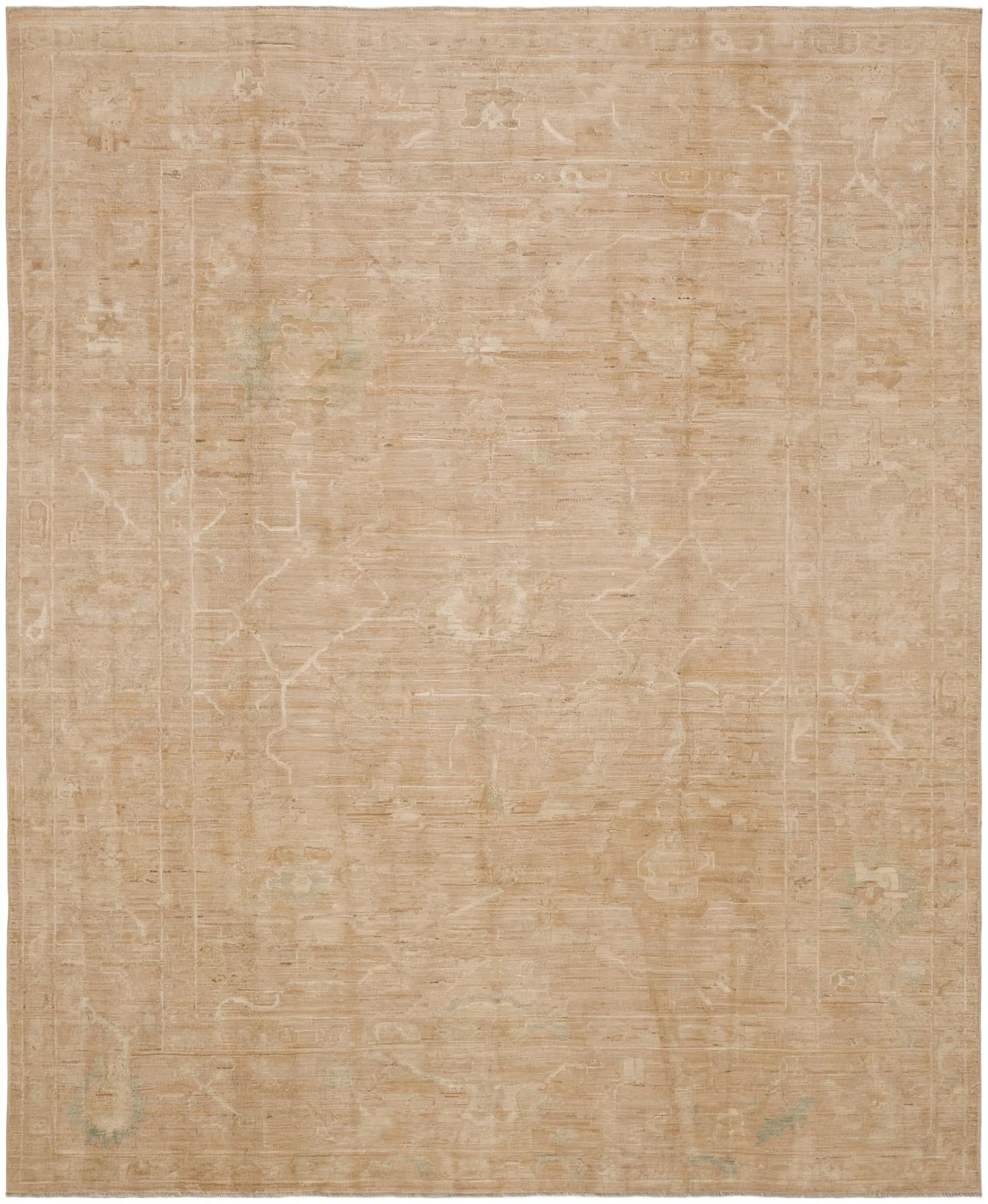 8' 3 x 10' Hand Knotted Oushak Wool Rug