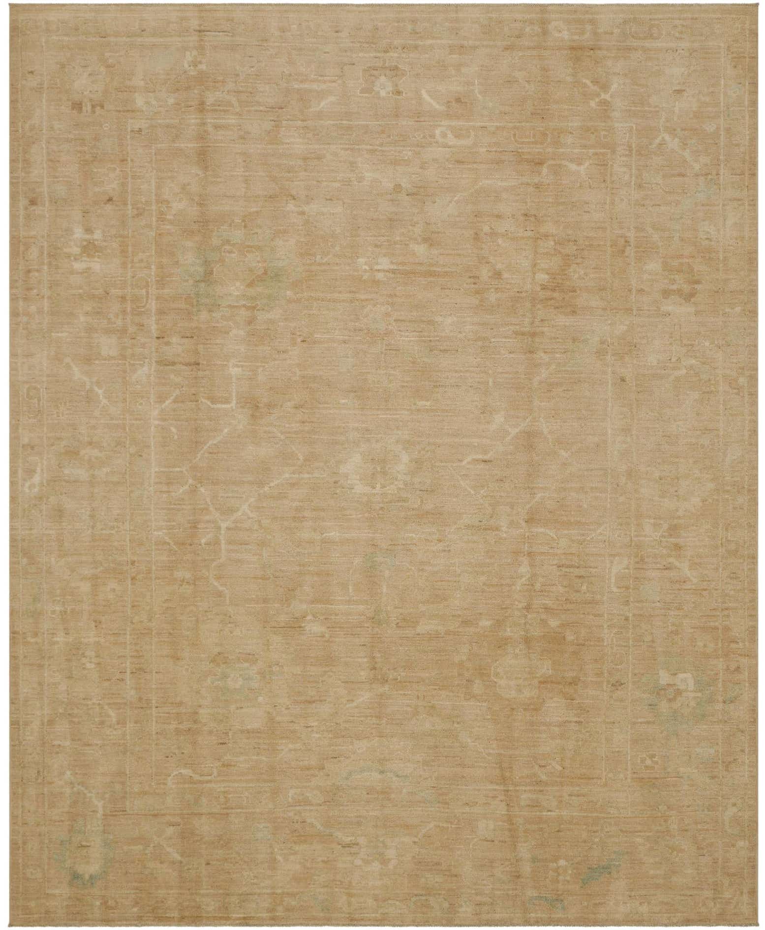 8' 3 x 10' Hand Knotted Oushak Wool Rug