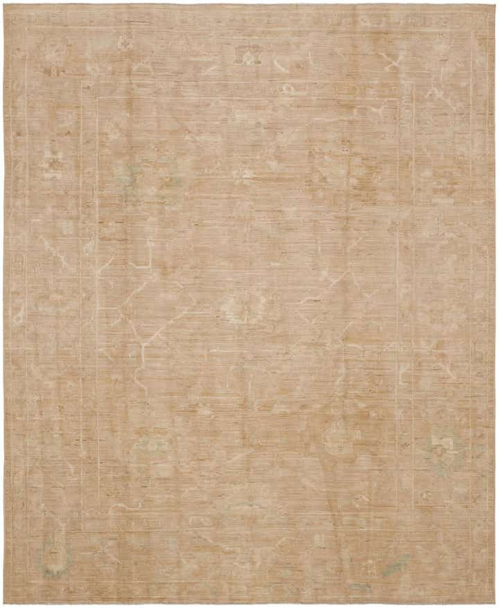 8' 3 x 10' Hand Knotted Oushak Wool Rug