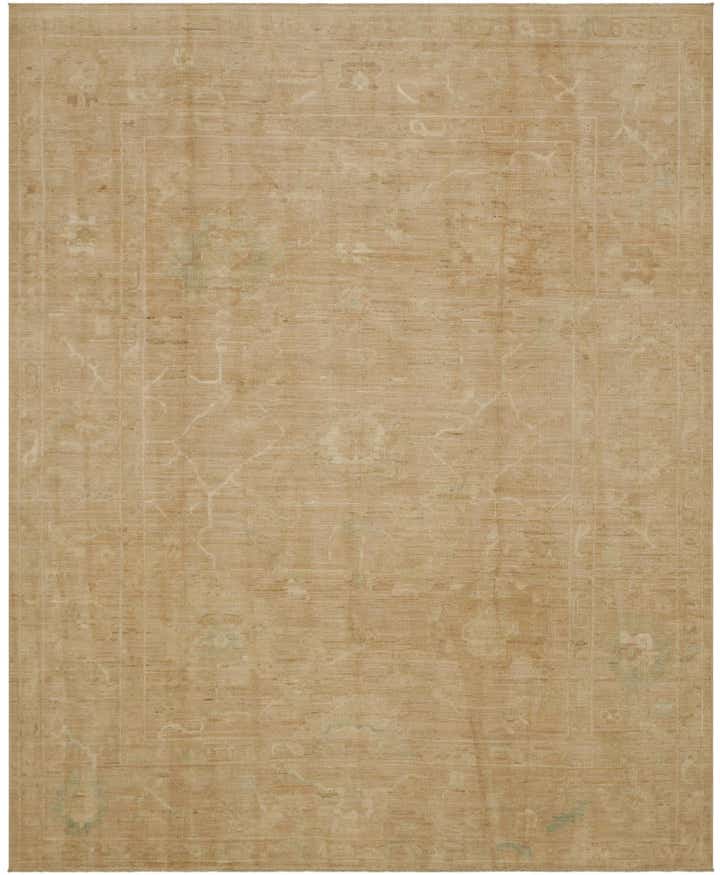 8' 3 x 10' Hand Knotted Oushak Wool Rug