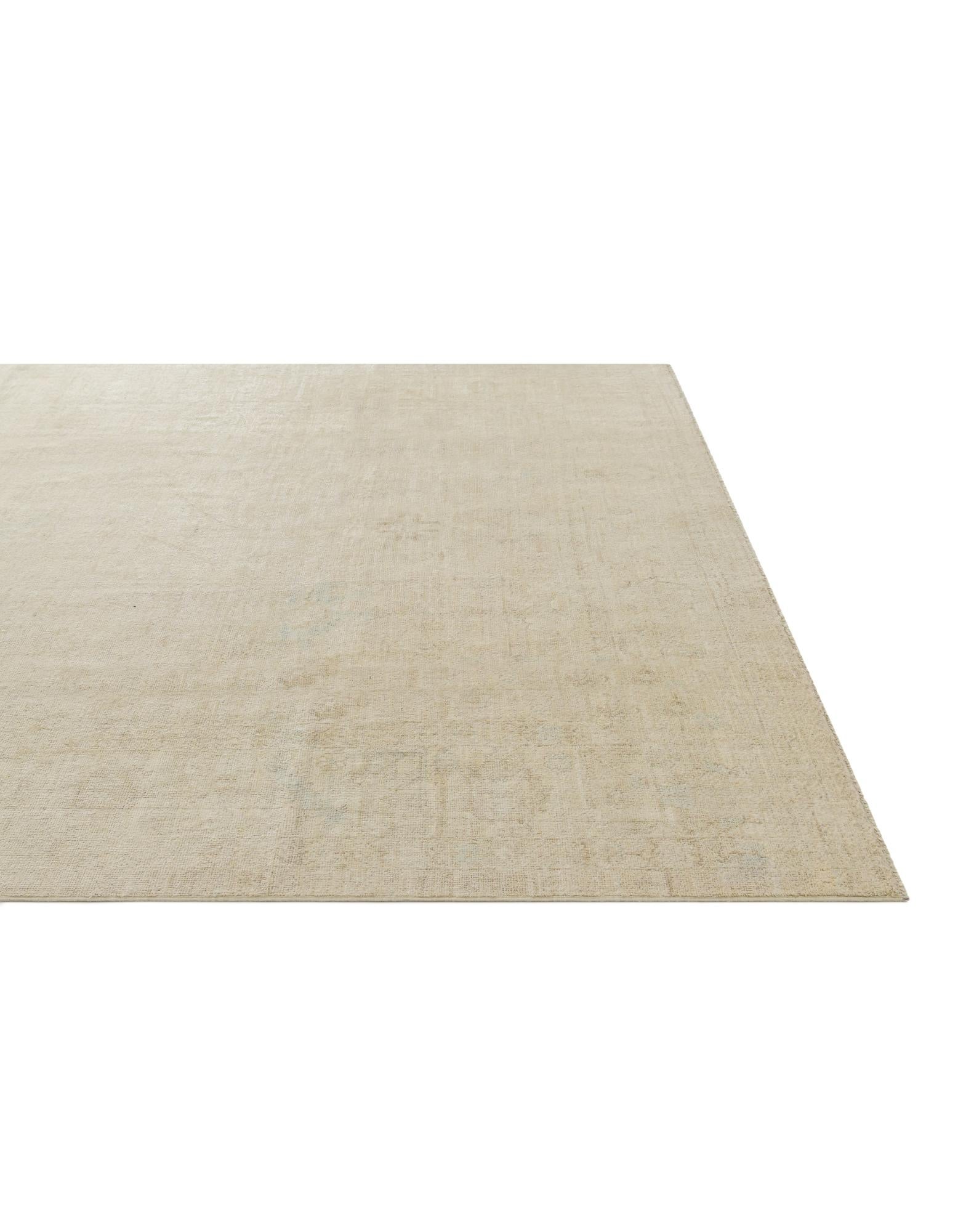 8' 2 x 9' 7 Hand Knotted Oushak Wool Rug