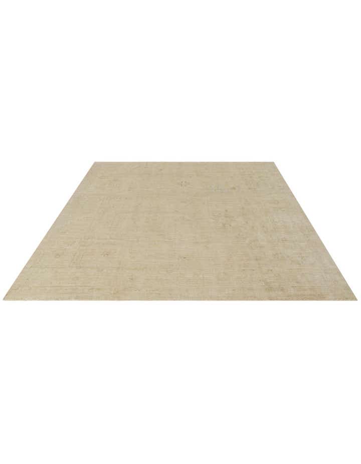 8' 2 x 9' 7 Hand Knotted Oushak Wool Rug