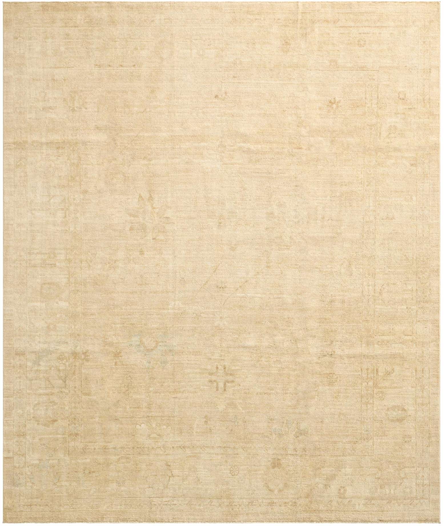 8' 2 x 9' 7 Hand Knotted Oushak Wool Rug