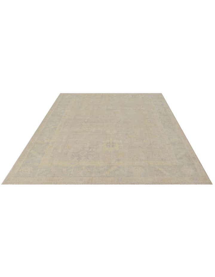 7' 8 x 10' Hand Knotted Oushak Wool Rug