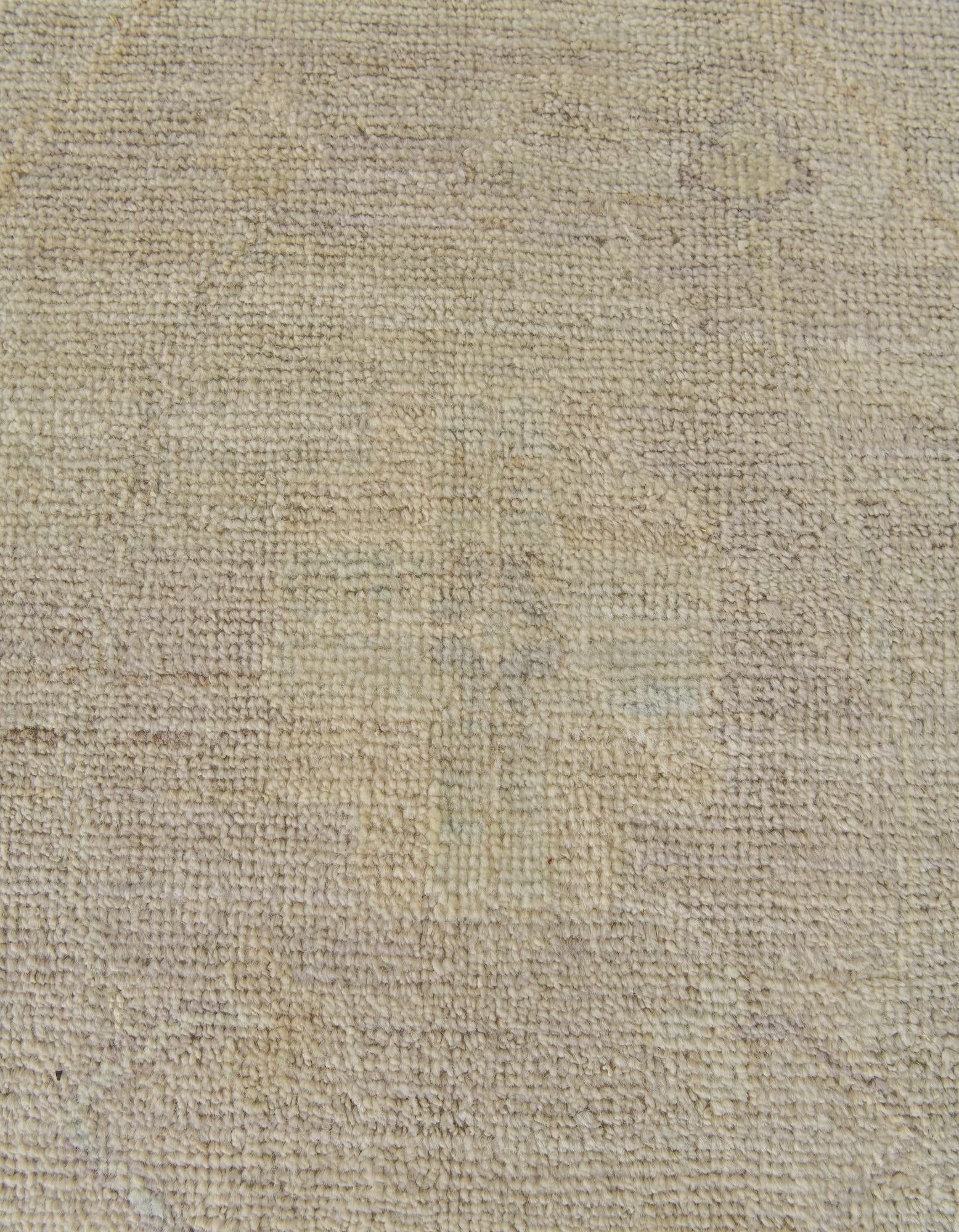 7' 8 x 10' Hand Knotted Oushak Wool Rug