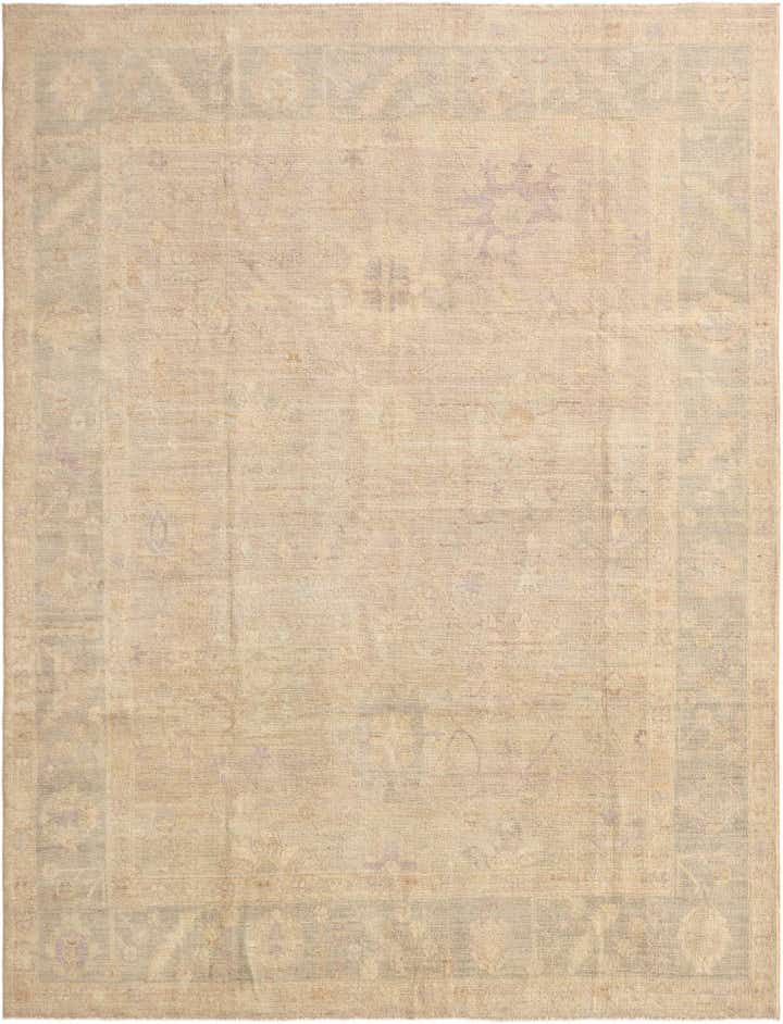 7' 8 x 10' Hand Knotted Oushak Wool Rug