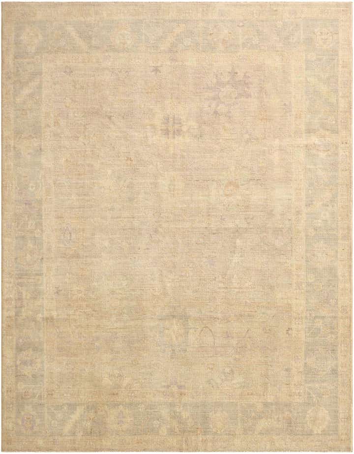 7' 8 x 10' Hand Knotted Oushak Wool Rug