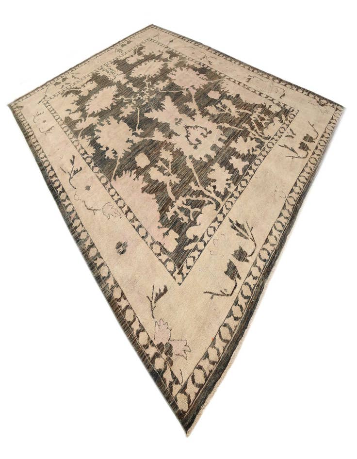 Detail image of 11' 9 x 15' 2 Hand Knotted Oushak Wool Rug