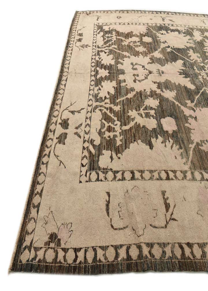 11' 9 x 15' 2 Hand Knotted Oushak Wool Rug