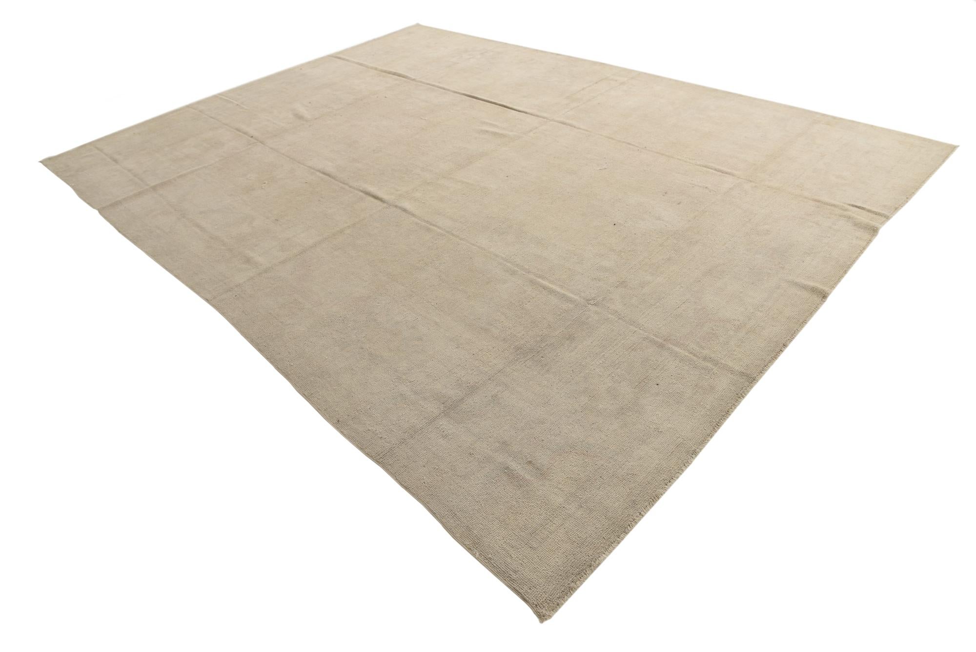 9' 10 x 13' Hand Knotted Oushak Wool Rug
