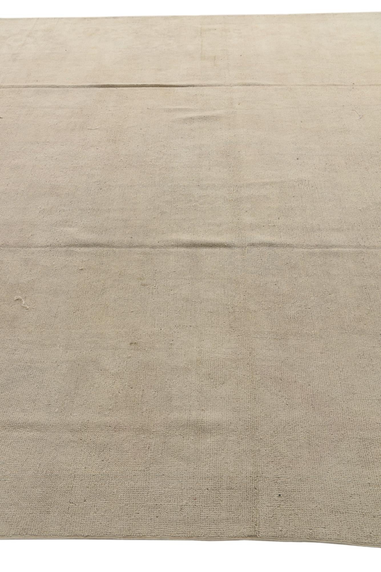 9' 10 x 13' Hand Knotted Oushak Wool Rug