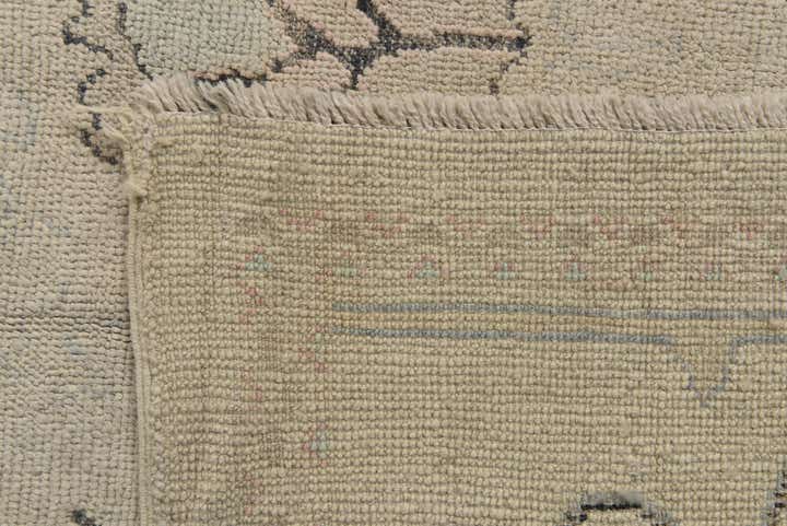 9' x 11' 7 Hand Knotted Oushak Wool Rug