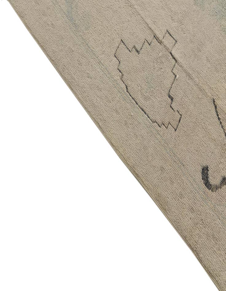 Detail image of 9' x 11' 7  Hand Knotted Oushak Wool Rug