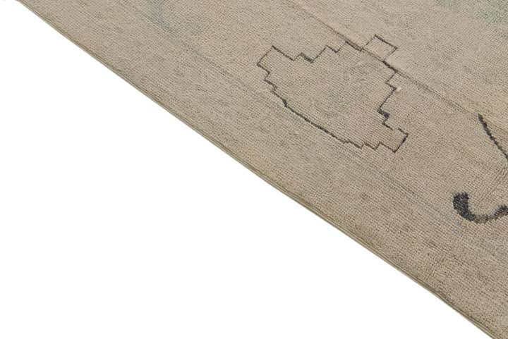 9' x 11' 7 Hand Knotted Oushak Wool Rug