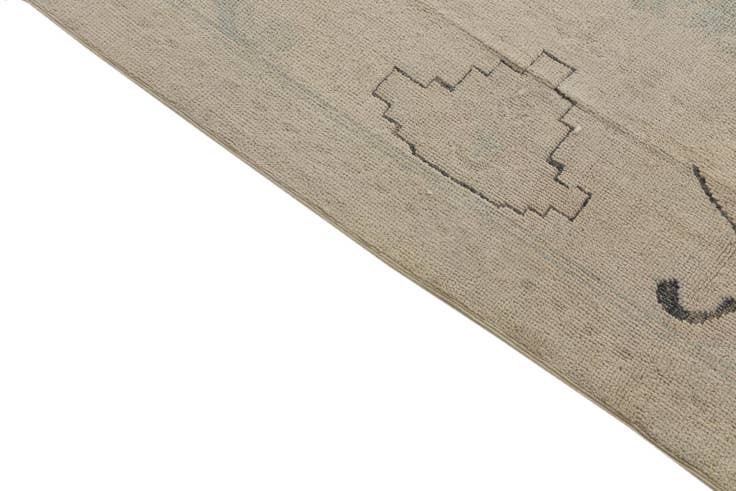 Detail image of 9' x 11' 7 Hand Knotted Oushak Wool Rug