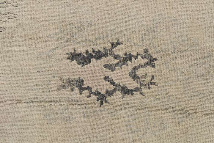 9' x 11' 7 Hand Knotted Oushak Wool Rug