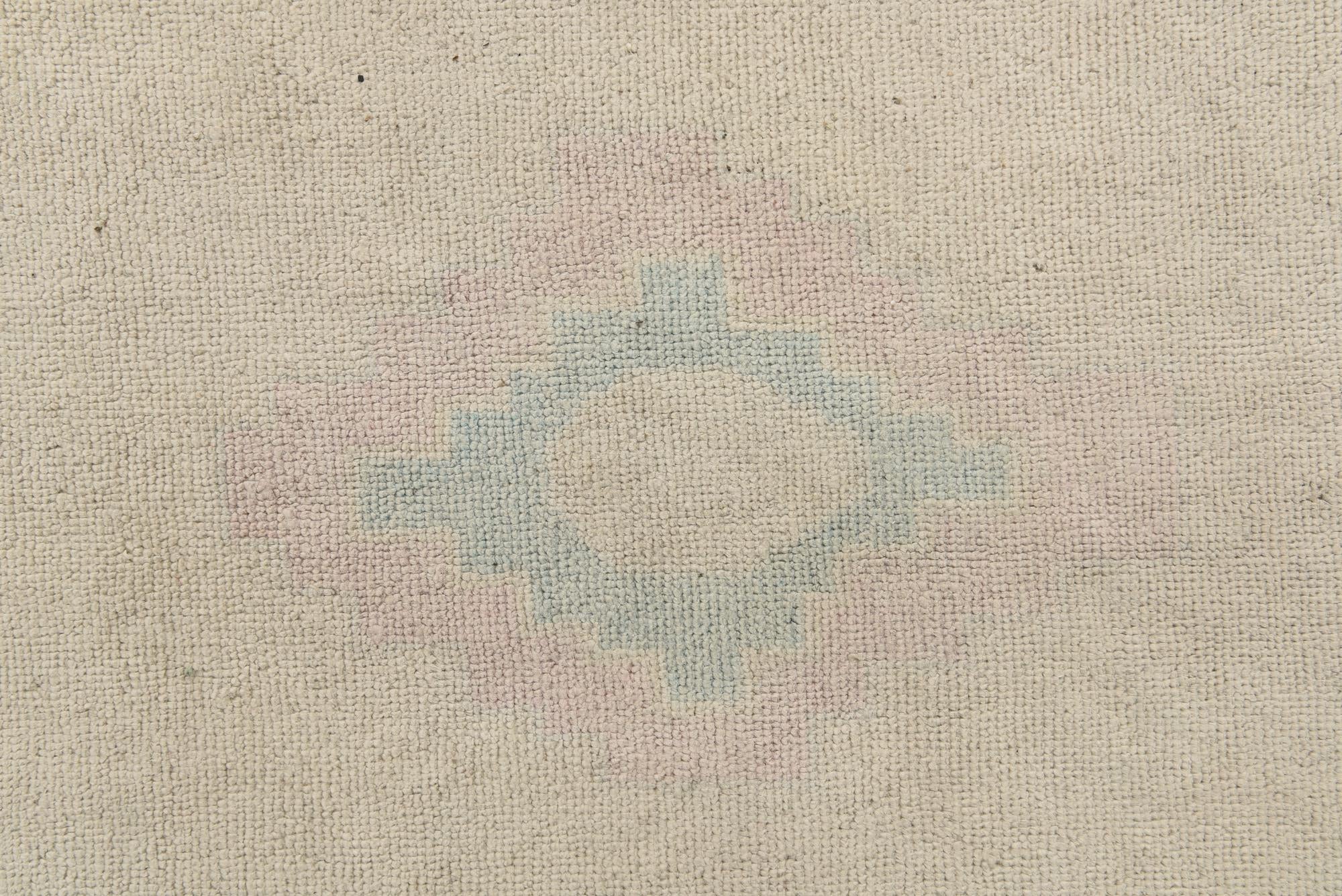 9' 10 x 13' 7 Hand Knotted Oushak Wool Rug