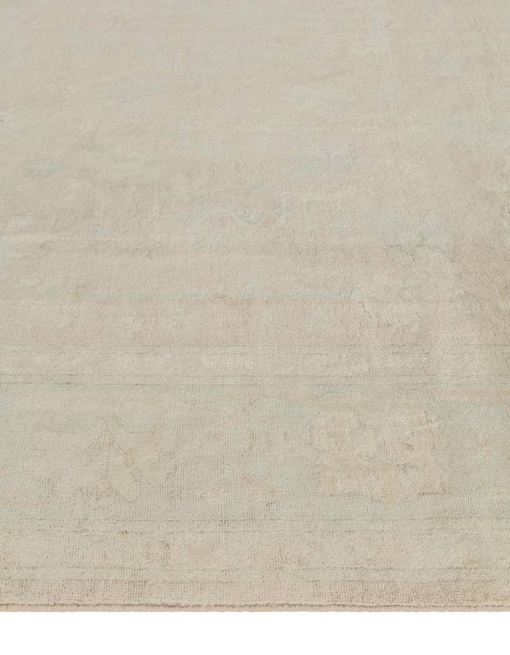 Detail image of 9' 2 x 11' 10 Hand Knotted Oushak Wool Rug