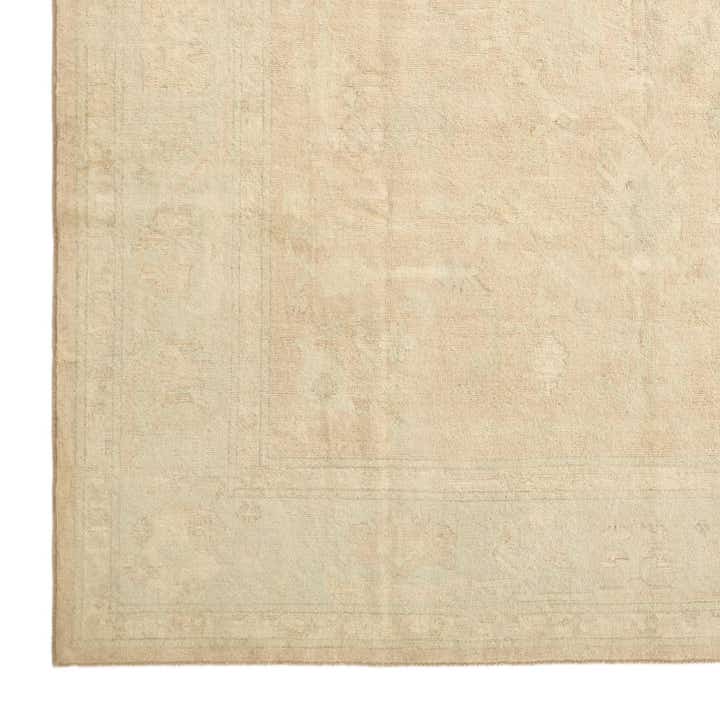 9' 2 x 11' 10 Hand Knotted Oushak Wool Rug