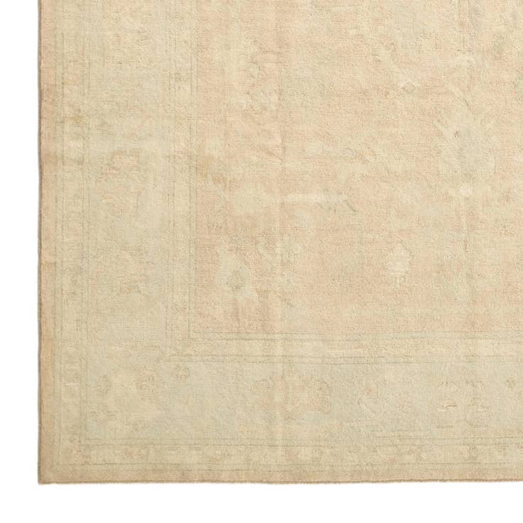 Detail image of 9' 2 x 11' 10 Hand Knotted Oushak Wool Rug