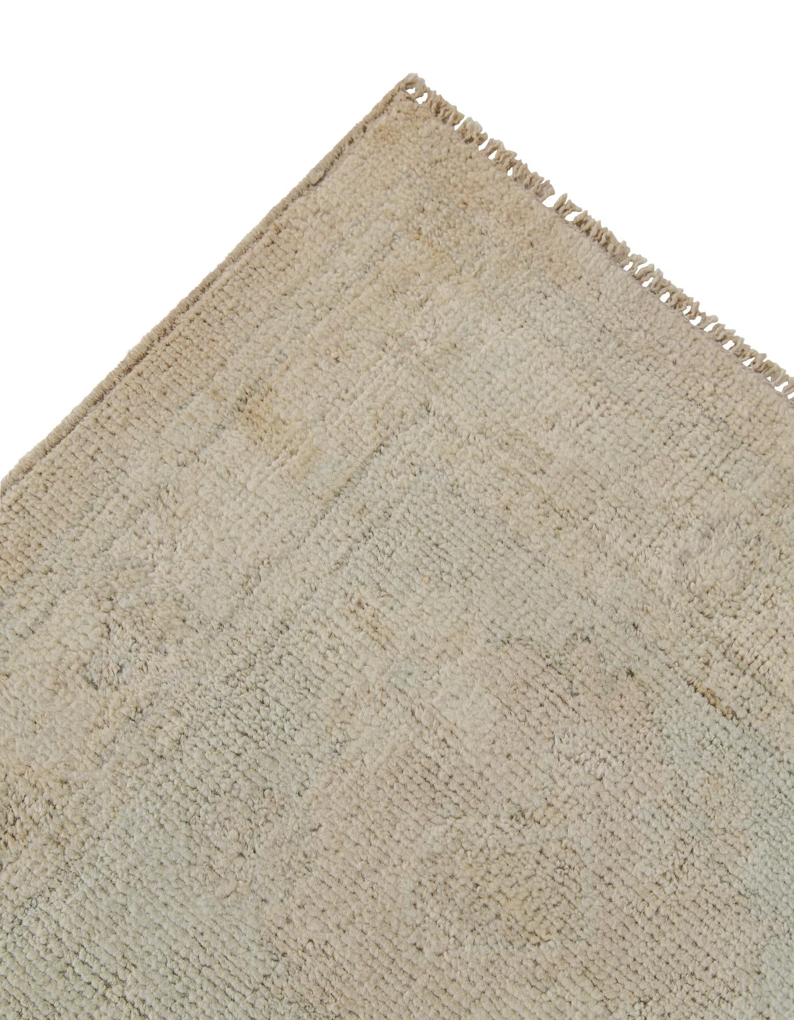 9' 2 x 11' 10 Hand Knotted Oushak Wool Rug