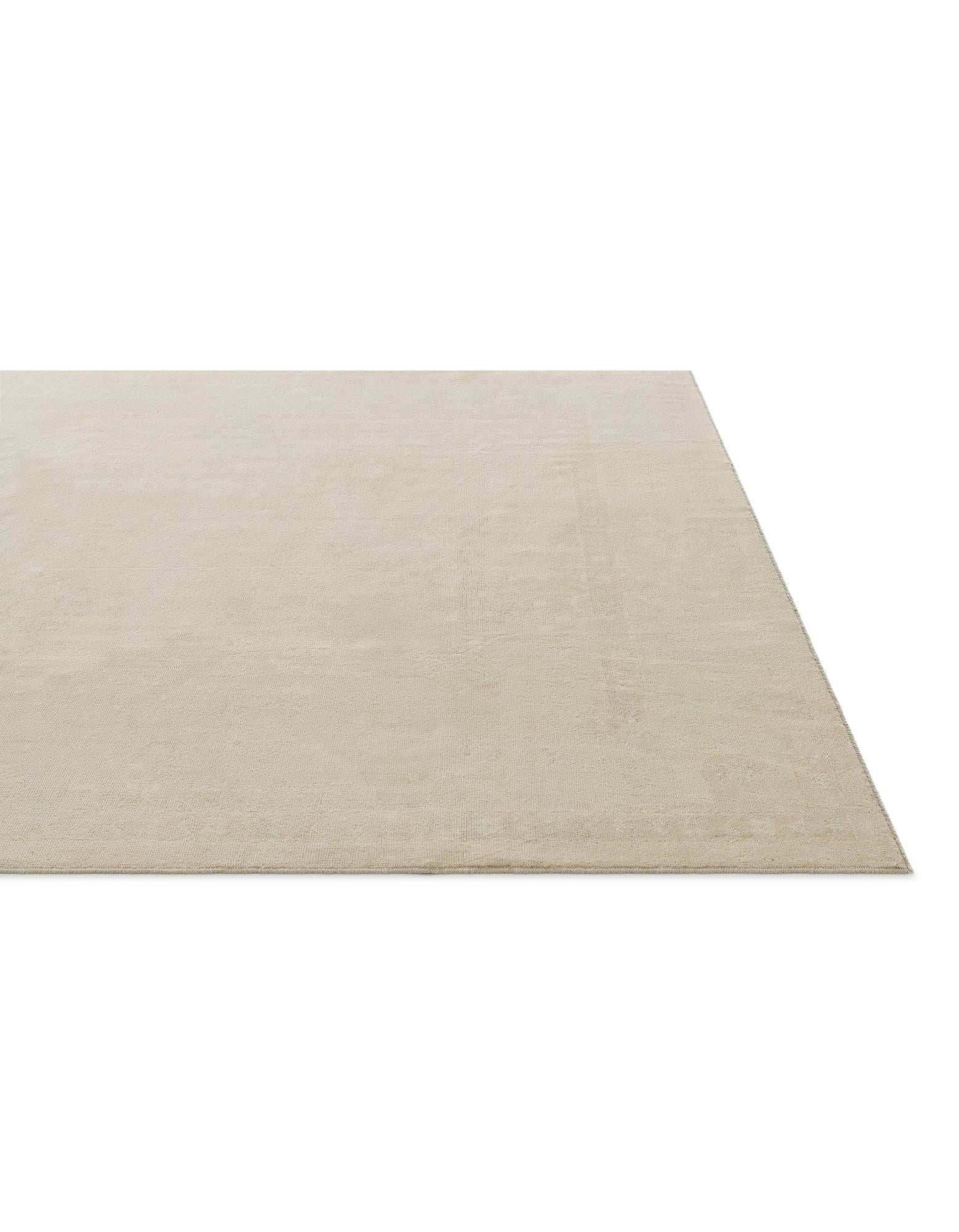 8' 4 x 9' 9 Hand Knotted Oushak Wool Rug