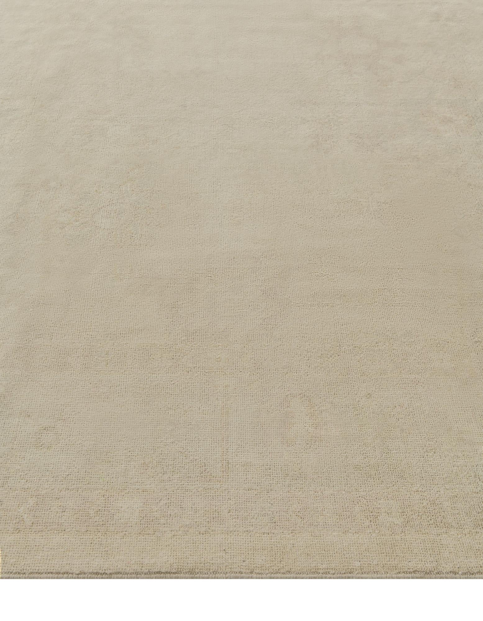 8' 4 x 9' 9 Hand Knotted Oushak Wool Rug