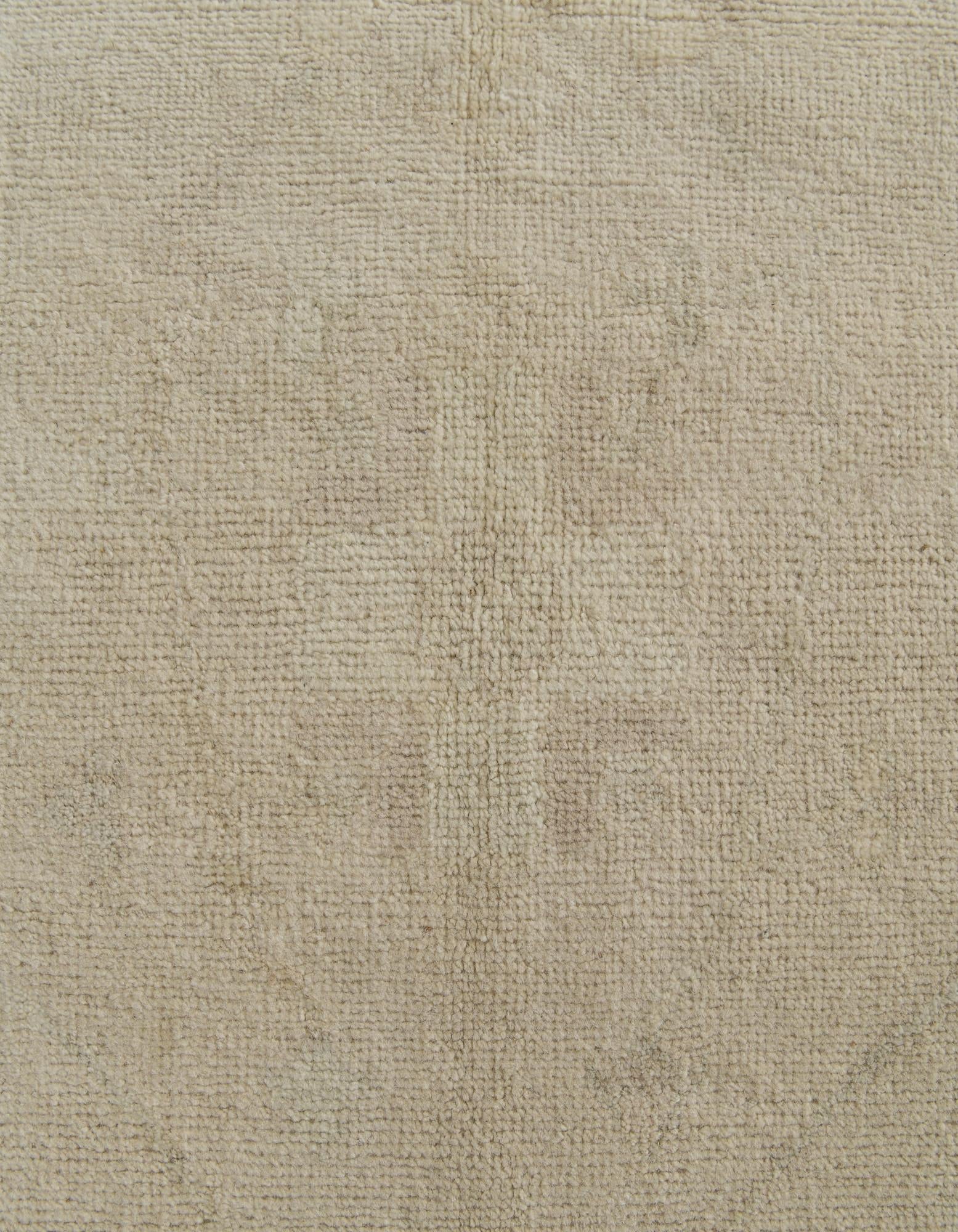 8' 4 x 9' 9 Hand Knotted Oushak Wool Rug