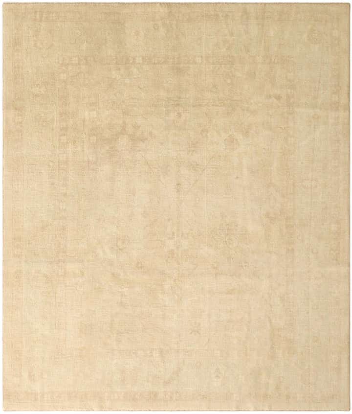 8' 4 x 9' 9 Hand Knotted Oushak Wool Rug