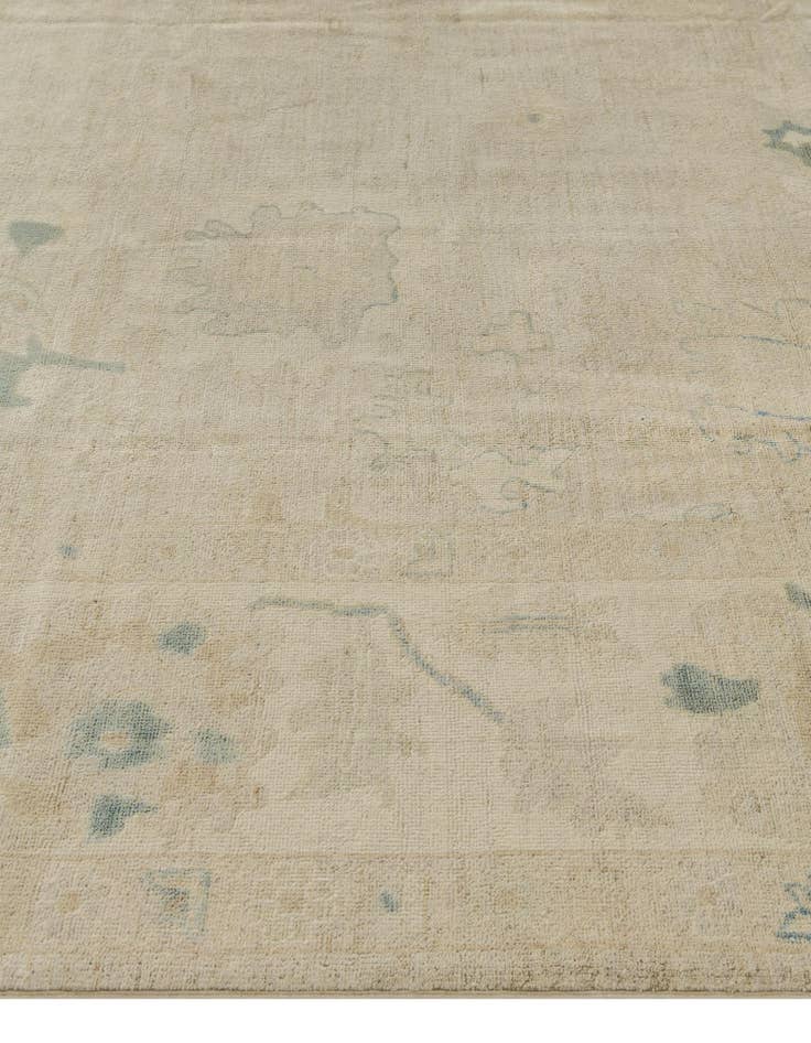 Detail image of 8' 3 x 9' 9  Hand Knotted Oushak Wool Rug