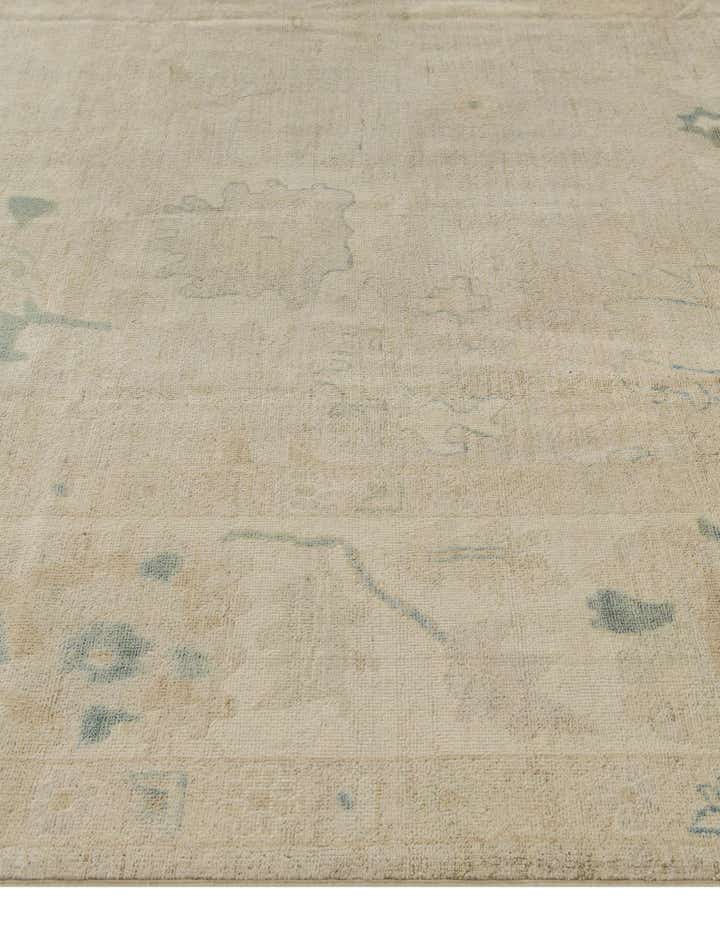 8' 3 x 9' 9 Hand Knotted Oushak Wool Rug