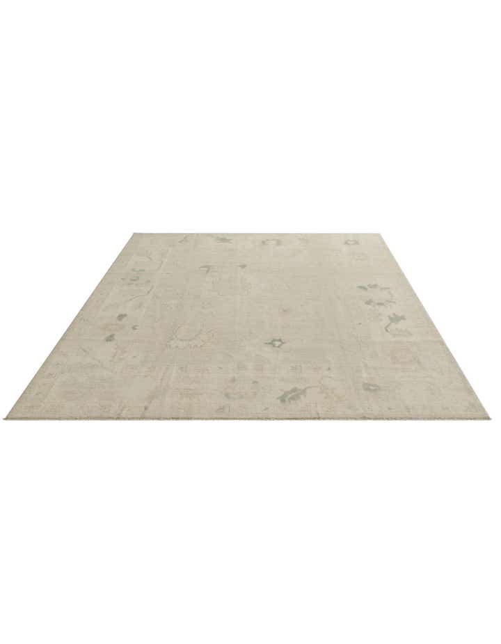 8' 3 x 9' 9 Hand Knotted Oushak Wool Rug