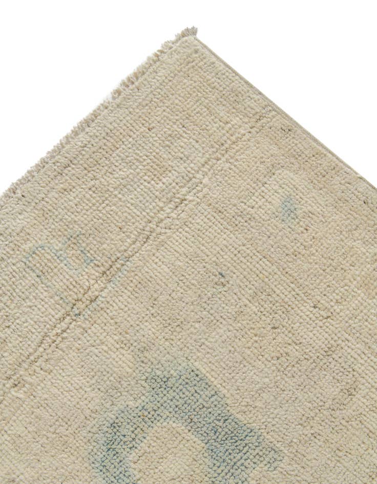 Detail image of 8' 3 x 9' 9 Hand Knotted Oushak Wool Rug