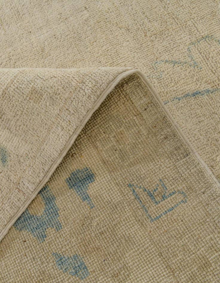 Detail image of 8' 3 x 9' 9 Hand Knotted Oushak Wool Rug